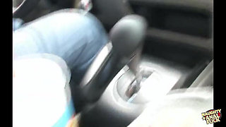 Busty Brunette Makes Not One but Two Guys Bust Their Nuts on Her Tits