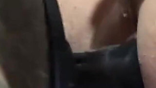 My Strap on Stories - I Make Him Cum Thru a Cage Before I Suck Him off & Swallow His Cum. POV 2.