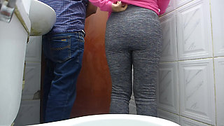 Sex Interrupted in Rental Bathroom