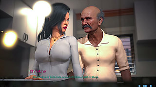 Being a Wife (v1.220p) - P8 - the Slutty Stepmom Helps Her Stepson Cum While on a Family Trip to the Beach
