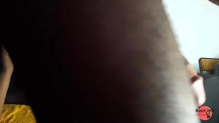 Young Ebony Beauty Surrenders to Wild Hardcore Passion
