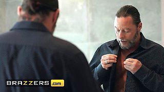 BRAZZERS - Cherry Devivre Gets Her Pussy Eaten By The Chef While Her Husbands Not Paying Attention