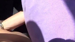 Hot Italian Teen with Colored Hair Gets Fucked in Park and Car Facial