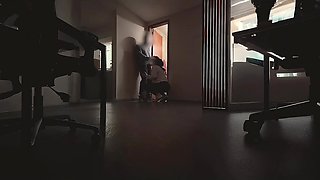 Two horny coworkers start a hot passionate sex in the office when their workshift is done
