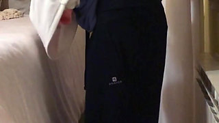 Sexy Bedtime Pajama Try-on - Getting Cozy Before Sleep