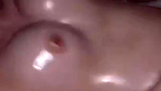 Slick Oil Soaked Gulp with a Smiling F Cup Tease in a Full Body Slippery Feast Part.5