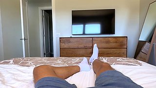 Little Latina Step-Daughter Keeps A Secret