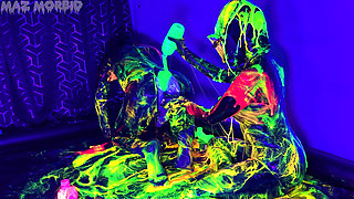 Uv Wet and Messy Gimpy Double Fisting with Patricia X