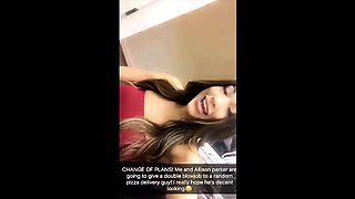 Allison Parker Rainey James Threesome Snapchat Sex Tape
