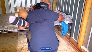 Indian MILF Fucked Hard by Male Maid Servant: Pussy Eating, Blowjob, and Anal Ass Fucking