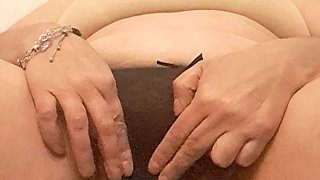 MILF Seducing with Her Hairy Pussy