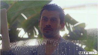 Syren Demer And Alex Jones - Curvy Milf Rides Studs Cock Poolside