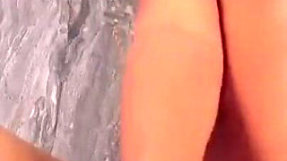 Dildo Fuck in the Wet Shower
