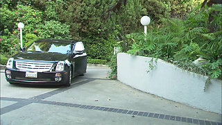 Hot blonde babe with natural big tits gets both holes fucked