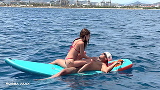 Rossa Vaxx Caught Fucking in the Sea and We Record Her