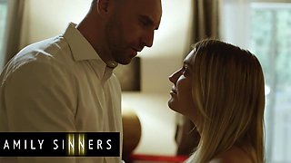 Cute Blonde Kenna James was fucked by her dominant stepfather