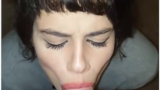 Innocent Young Babe 2 Facials & Gags On Cum After Giving Sloppy Handjob & Blowjob Pov Fyp Deepthroat