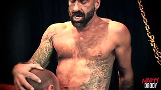 Drew Sebastian Barebacks Michael Roman with His Massive Raw Cock