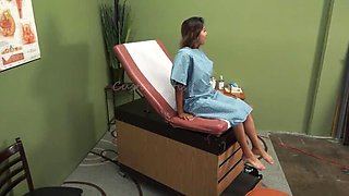Hot Latina Patient Squirts Hard at Gynecologist Clinic - Aaron T & Vivian Vee