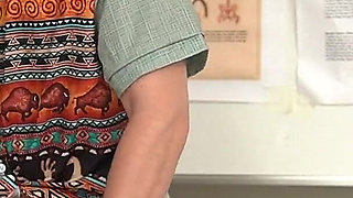 POV Russian Blonde Nurse Comes for Home Visit and Checks Your Cock with Her Throat