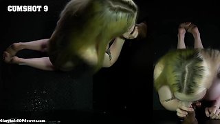 Now to the back of your throat, Naomi!