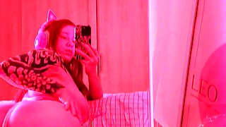 I love filming myself for my friend like this...