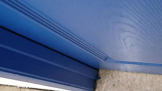 Desperate Redhead & the Public Toilet