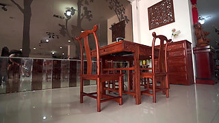 Beautiful Egypt Hot Stepmom Stuck Inside Table Now She Want Rough Anal From Me!