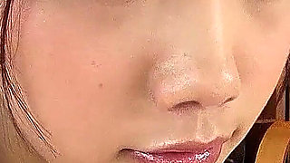 Skinny Asian Teen Bibichichi with Really Small Tits Filmed in a Threesome