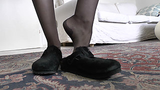 Sniff My Cheesy Nylon-slippered Feet
