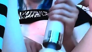 Mila Mondell Petite Takes Two Cocks In Her Tight Holes