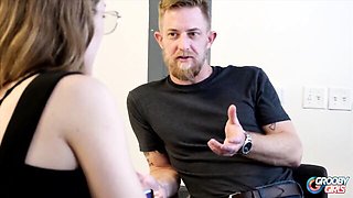 Blonde sex with pretty lassie from Grooby Girls