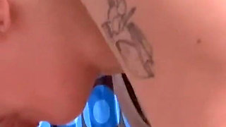 Mouth Take Her, She Struggles, See Her Stomach as I Lick