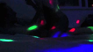 Romantic Couple Almost Break Bed and Camera in Sex Party