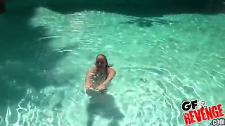 GF Leaks - Naughty Gregory Crushed Jessica Stones Body While Turning Her Around to Work That Pussy Inside the House Party Room