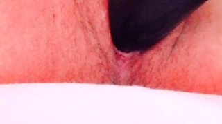 Asian teen loves playing her pussy with vibrator alone