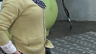 Miniskirt Student Uniform College Girl Punishes Teacher with Facesitting, Thighs Face Squeezing, Dick Trampling, Ass Spanking