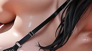 Obsidian Beauty in Midnight Latex