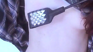 Spanks Tits with Riding Crop