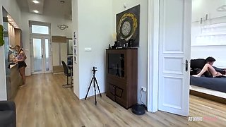 I Spy My Boyfriend Fucking His Slutty Colleague And I Join And Lick His Cum From Her Pussy With Francis X, Tiffany Tatum And Annalisa Atomic Blonde