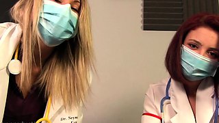You Get Examined   Jerked Off By Dr Nikki Brooks   Nurse