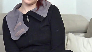 German Scout - Freckled Redhead Ginger Ella Rose Pick up for First Time Porn Casting Sex