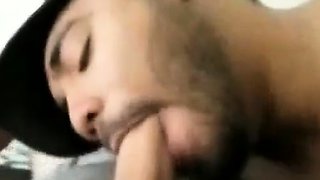 Twink Cock Sucking by Hunk with Perfect Lips