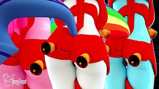 Anthro pony dance - Happy new year!