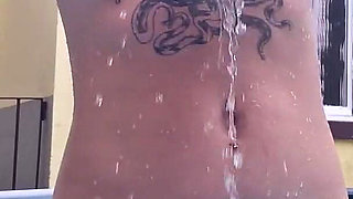 Your Slut Neighbor Showing Herself in the Pool