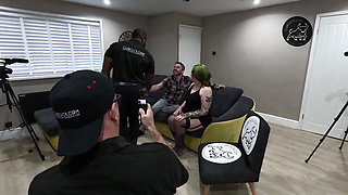 Cuckold - Clubcuck Chair 1 Violet Skye Rekoves Condom and Takes BBC