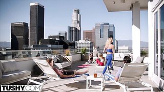 Incomparable Mick Blue and Kenna James at ass to mouth movie