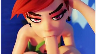 Car Toon In Vicky Gives A Bj On The Floor