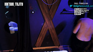 Real BDSM slave Punished, Spanked, Whipped, Humiliated by Master MK for MKsubtility