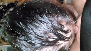 Stepsister Making Sloppy Blowjob with Deepthoart, Cum in Mounth